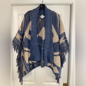 Ralph Lauren Blue and Cream Cardigan